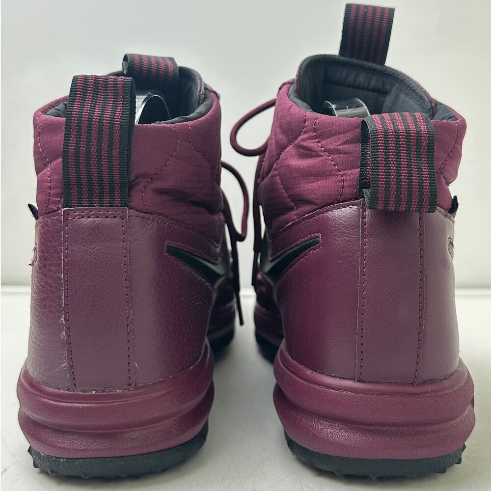 Nike Lunar Force 1 Duckboot '17 Bordeaux / Black Sneakers Men's Sz 10 - Picture 6 of 9